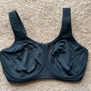 Gently worn black bra